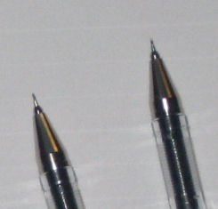 Needle close-upe